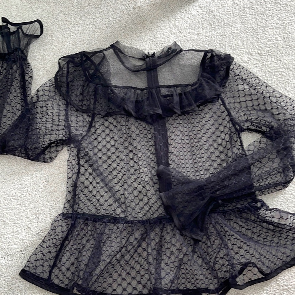 Cute sheer girly blouse